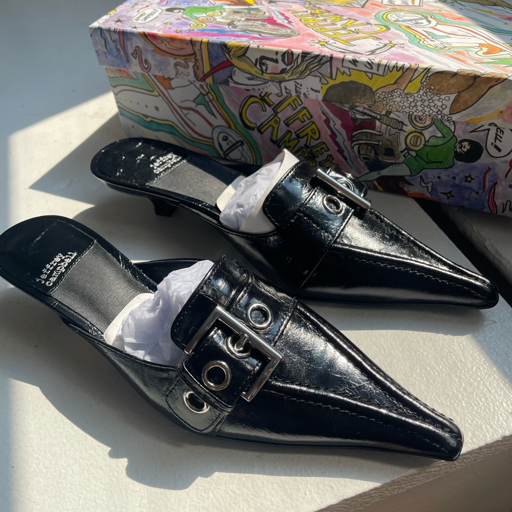 Jeffrey Campbell kitten heel with box, new with box